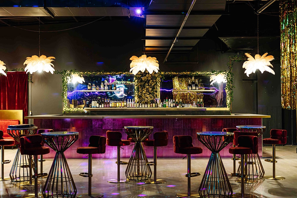 Bar inside House of Vice