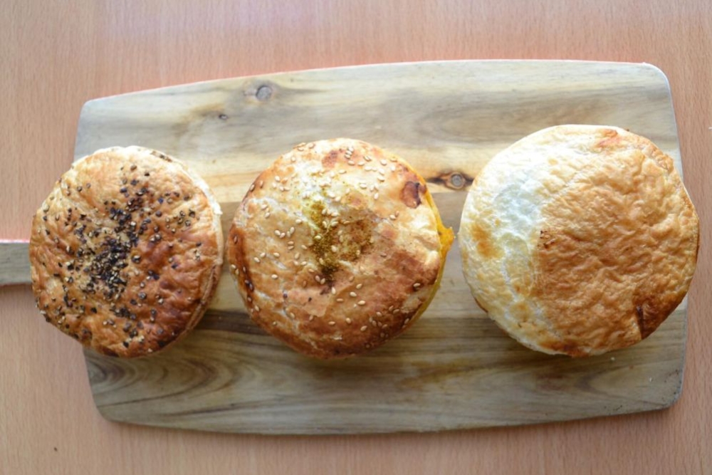 Pies on board at Kai Kitchen 