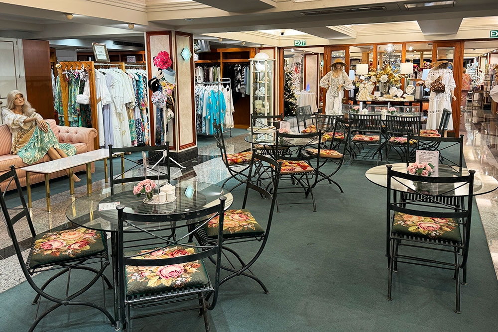 Keri Craig Emporium, Brisbane Arcade, Brisbane CBD, ball gowns, sequins, chiffon, high-end ladies fashion, where to buy womenswear in Brisbane, underground cafe, homewares, children's gifts, kids books, toys for toddlers, fabric, designer clothes, iconic landmark