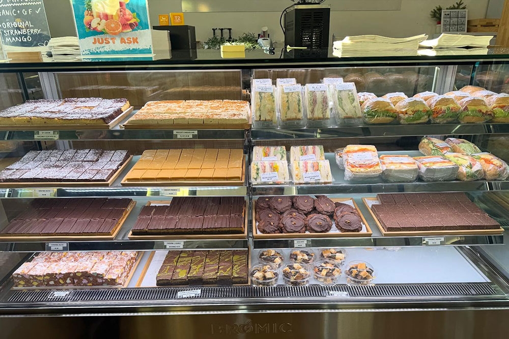 Cakes, slices and baked goods at Little Kiwi Bakehouse 