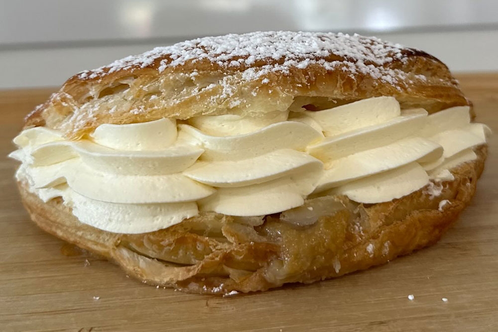 NZ Feijoa turnovers with NZ cream Little Kiwi Bakehouse Nerang
