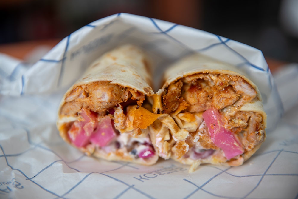 Wraps at Kosta's Takeaway