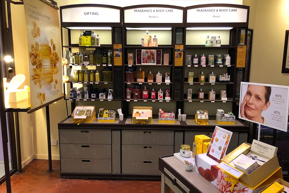 L'Occitane en Provence, Brisbane, Queensland, Cairns, Toowoomba, Gold Coast, natural award-winning skin care for women, mens skincare, vegan fragrances, perfume, gift shopping in Brisbane