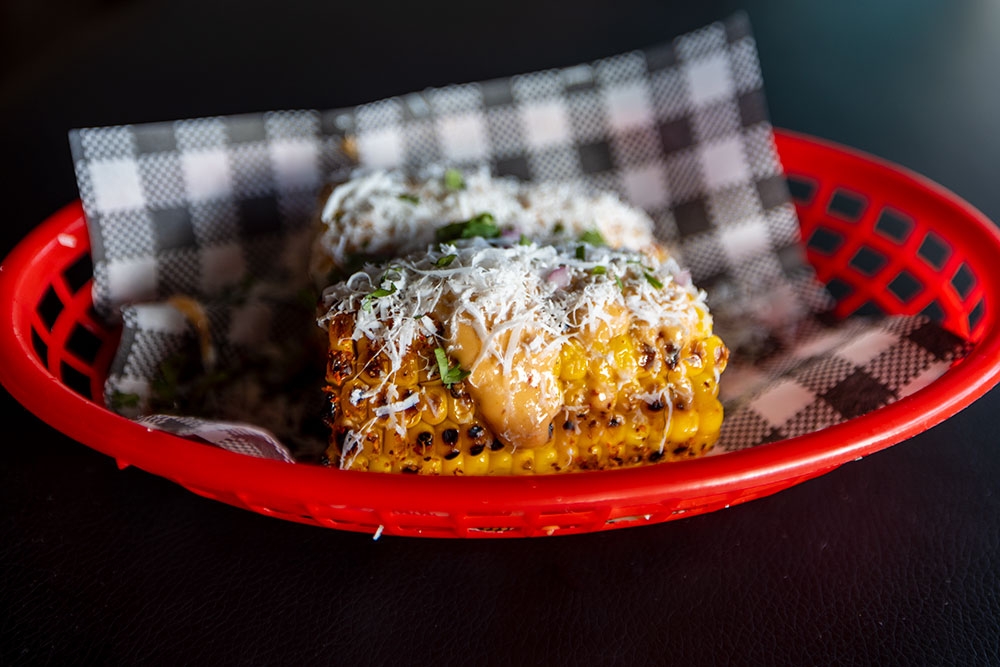 Mexican food on a plate at La Carmela Petrie Terrace