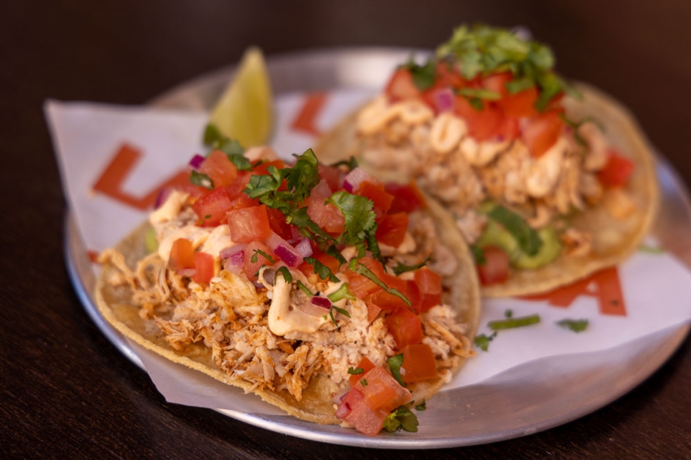 tacos on plate