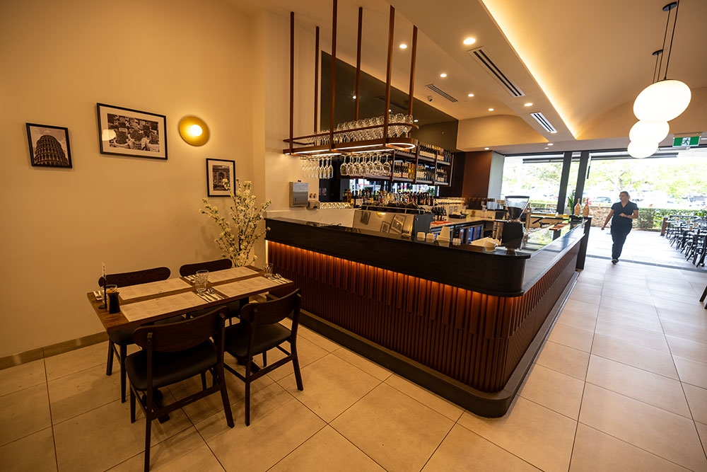 Bar area at La Regina