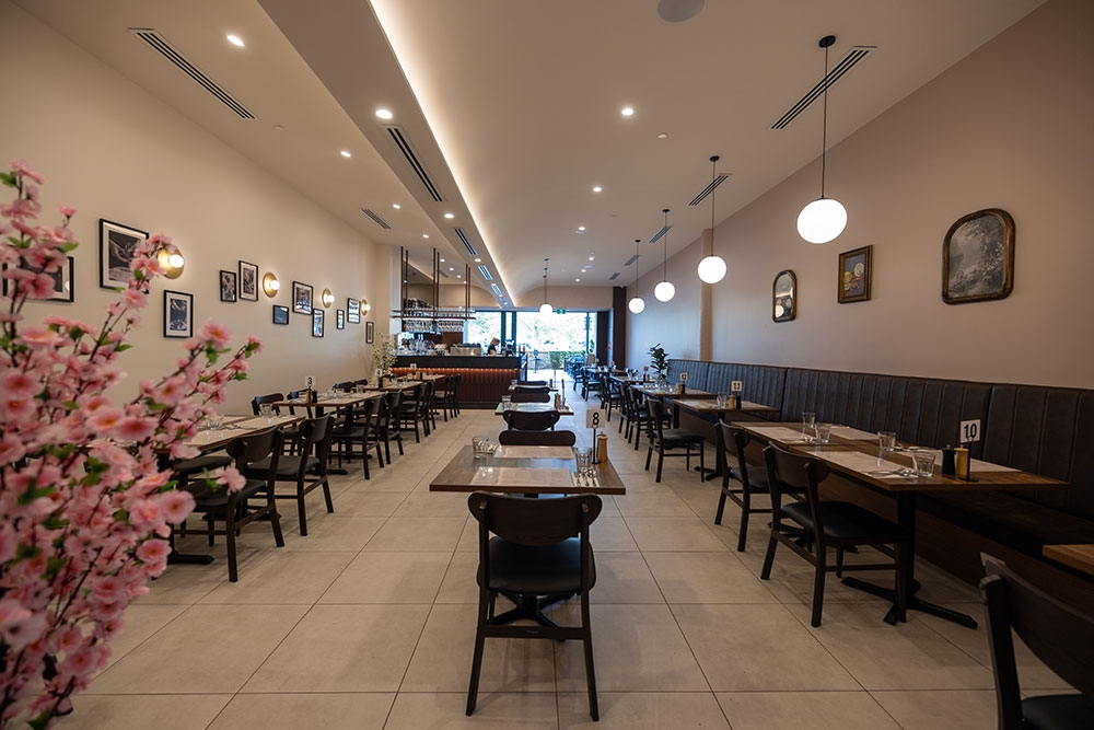 Interior view of La Regina dining