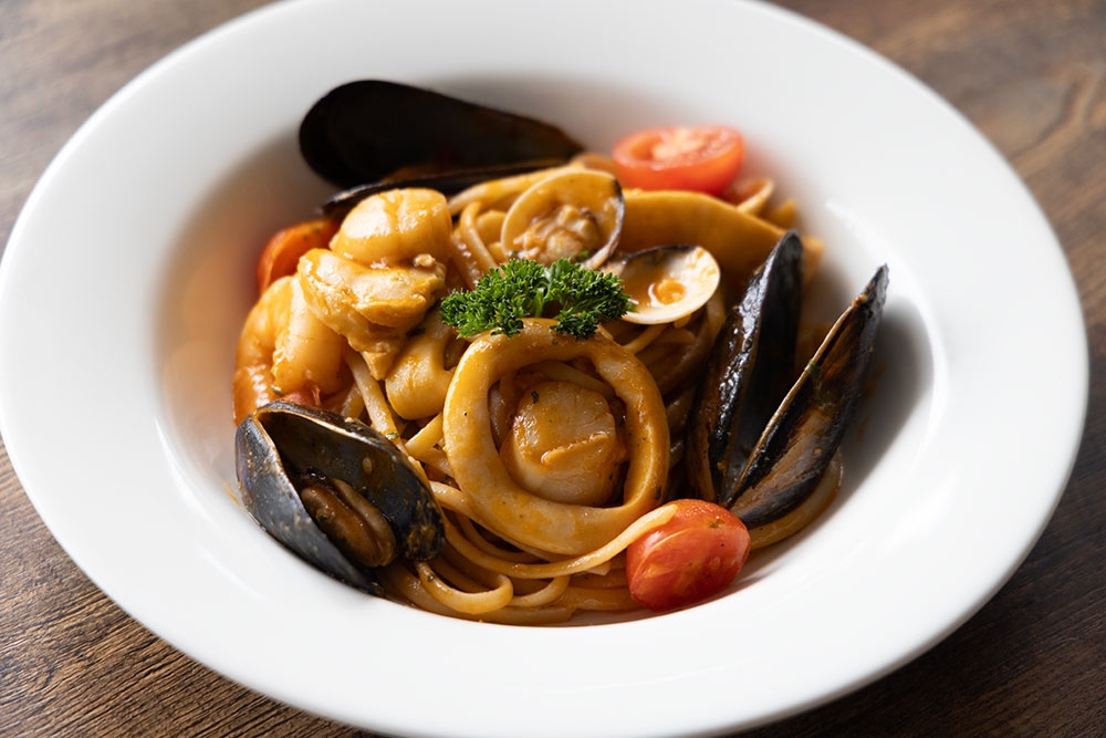 plate of pasta at La Regina
