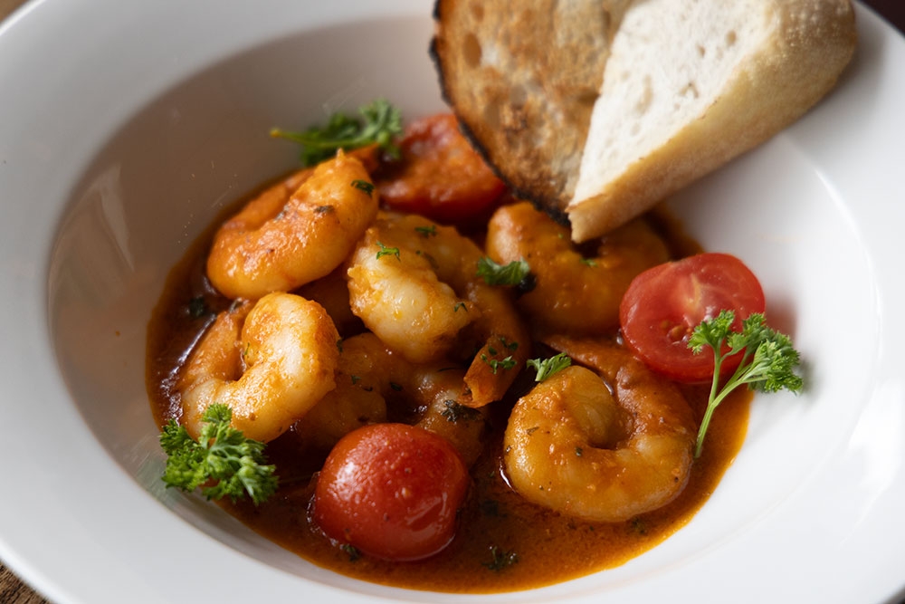 dinner dish at La Regina