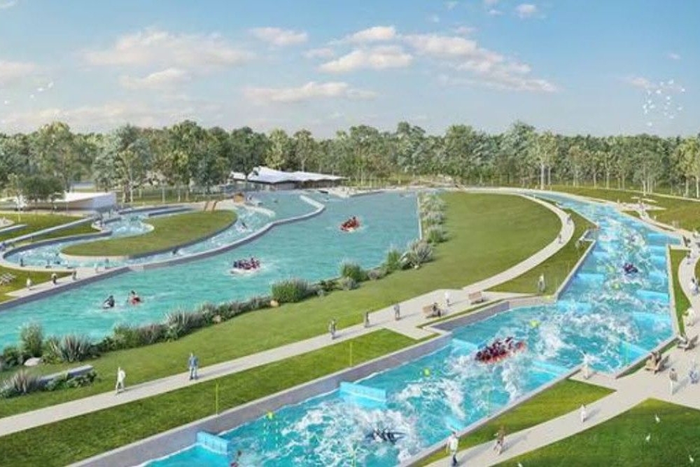 Artists impression Redlands Whitewater Centre