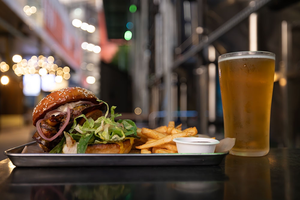 Beer and burgers at Last Man Standing Milton
