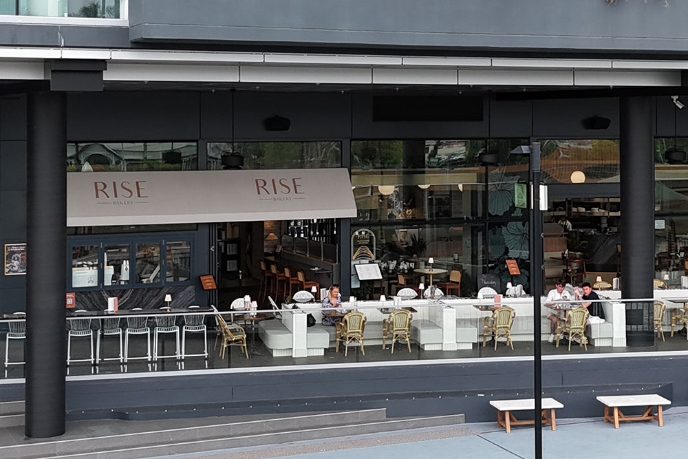 Exterior view of Rise Le Restaurant 