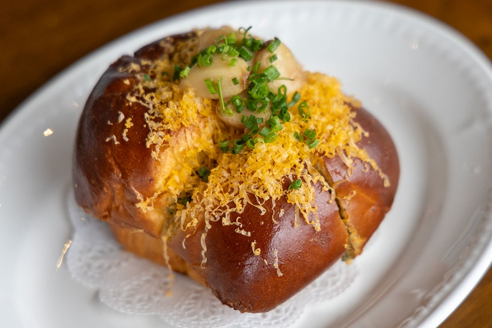 cheese brioche at Rise Le Restaurant 