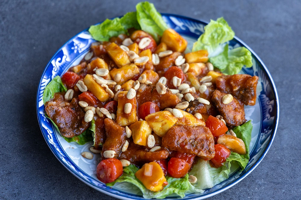 Sweet and sour fried fish at Lemak Kitchen & Bar