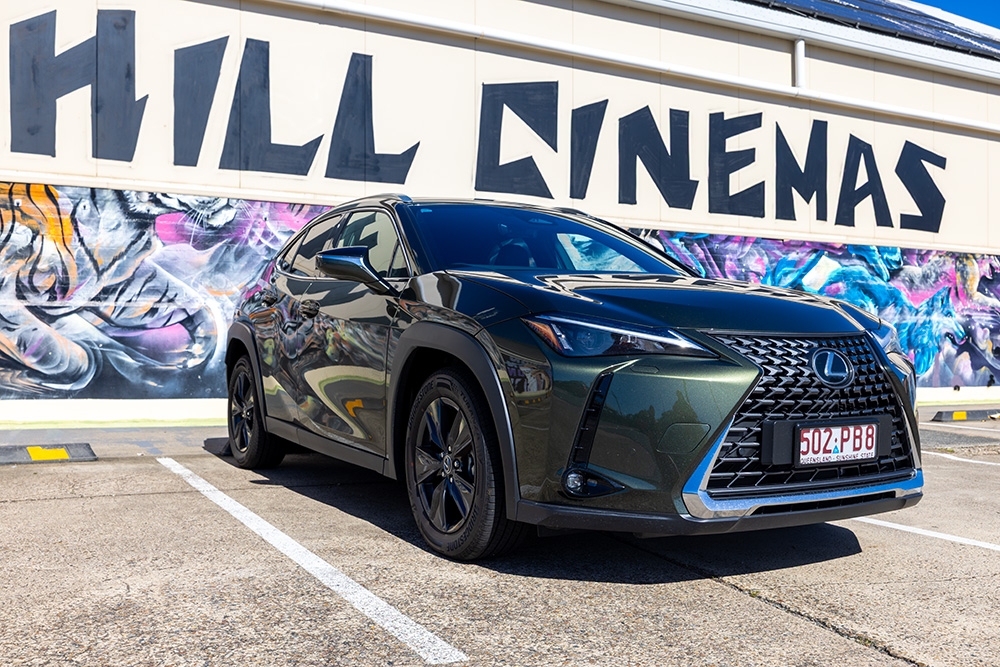 Lexus in the Red Hill Cinema car park