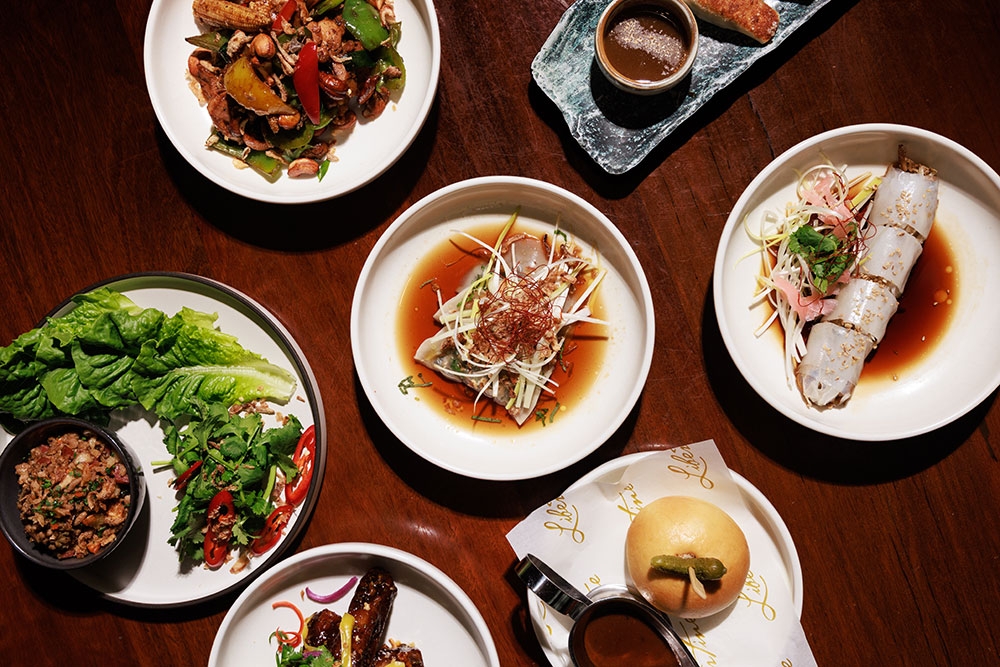 Dishes on table at Libertine Petrie Terrace