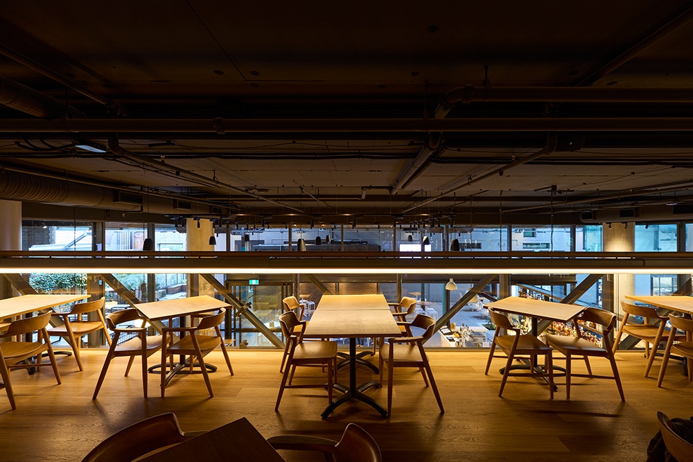 Mezzanine dining area at Little Miss Sunshine Brisbane CBD
