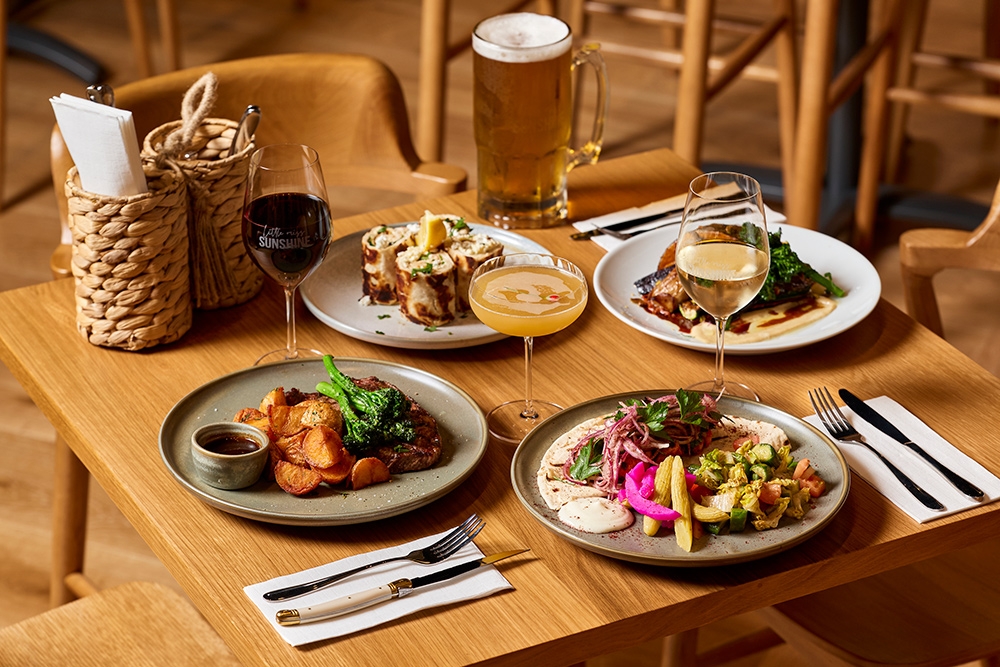 Four dinners and drinks served at Little Miss Sunshine Brisbane CBD