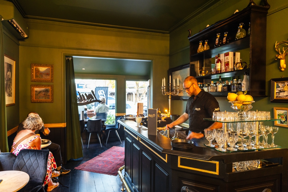 People inside LouisB Bar Paddington 