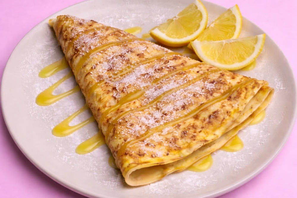 lemon crepe Loverboy Cafe Red Hill
