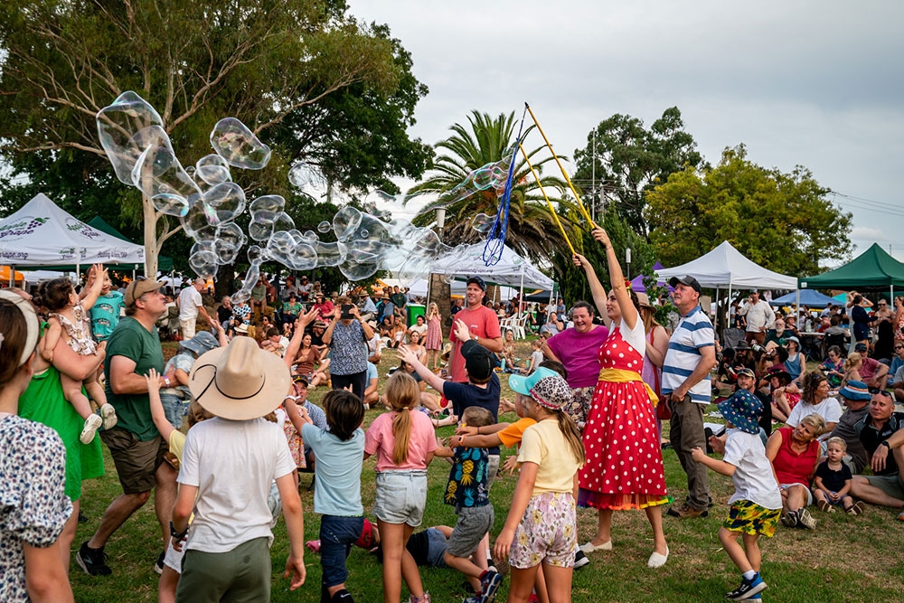 Crowds at Apple & Grape Harvest Festival