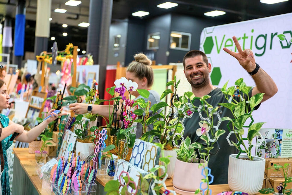Plant stall at Christmas Made Local Market