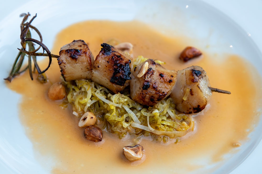 Brochette de St Jacques Mademoiselle