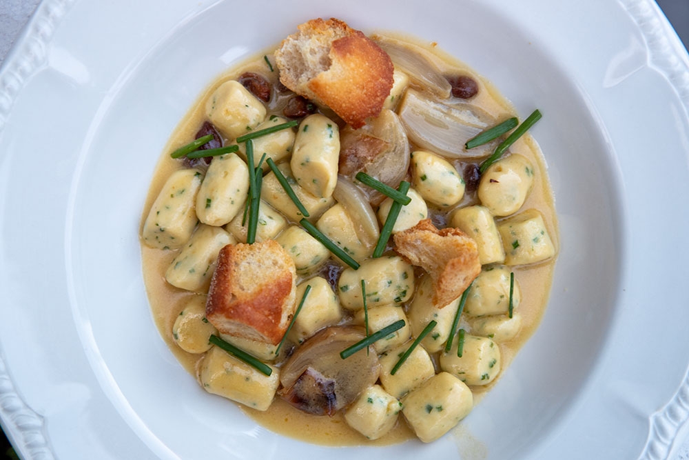 Gnocchi Parisienne au beurre blanc Mademoiselle