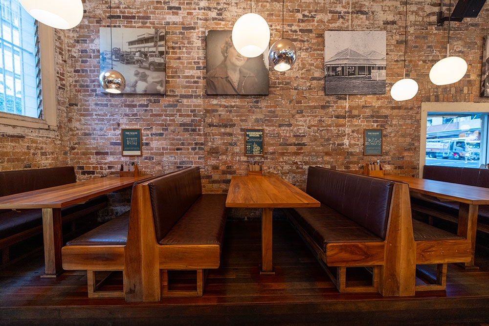 Interior seating at The Magee Pub & Dining Fortitude Valley
