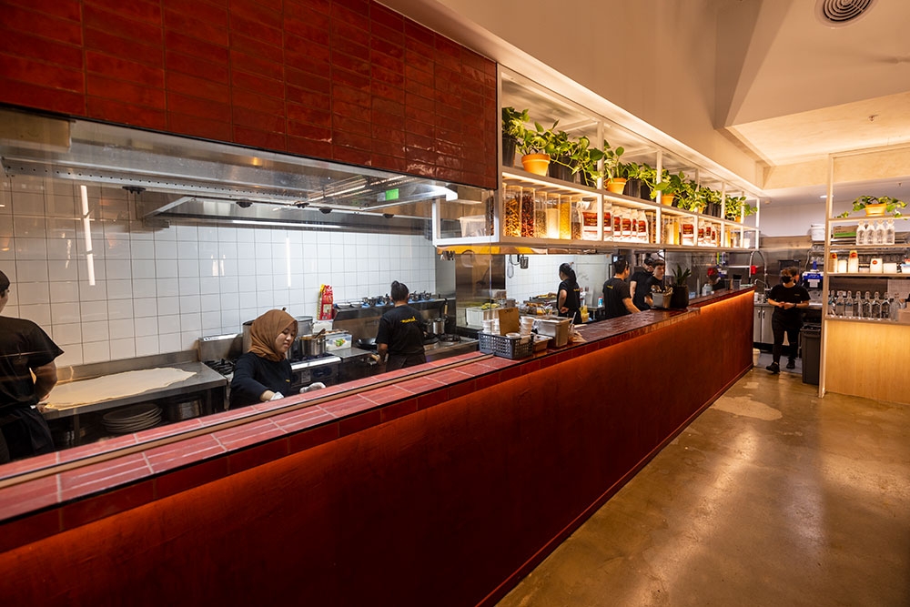 Kitchen of Mamak Malaysian Roti & Satay Brisbane CBD