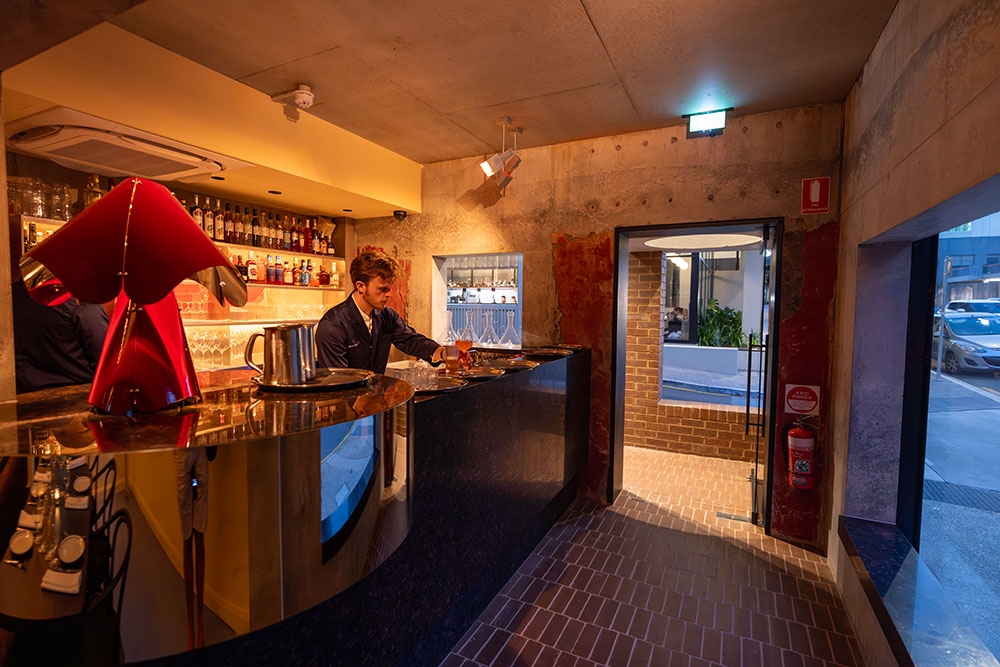 Bar area at Marlowe