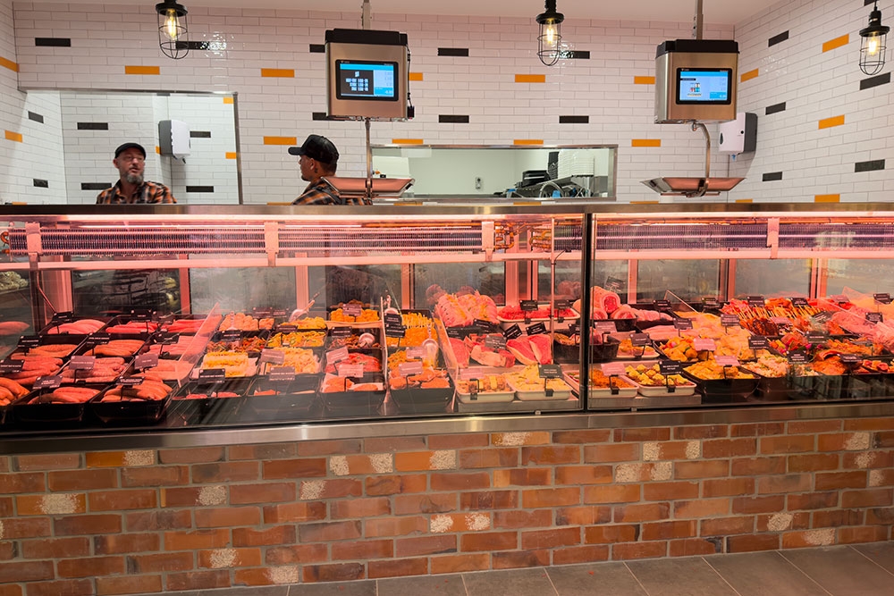 Counter inside Meat at Billy's 
