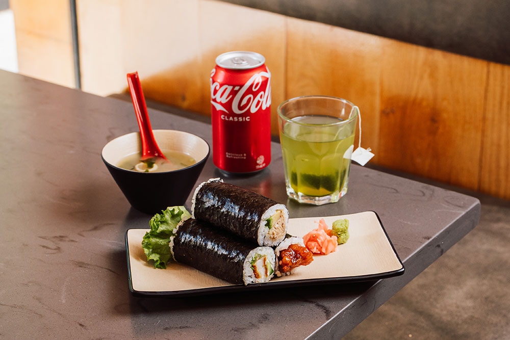 Dishes of food at Mista Boo
