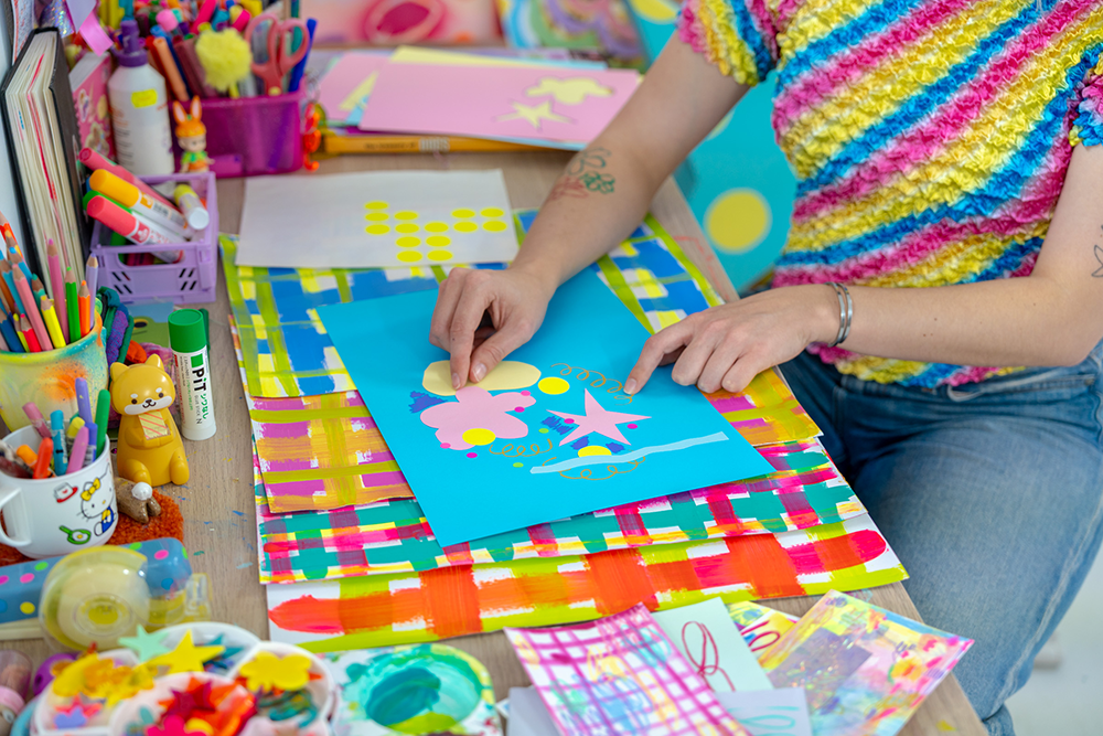Teens making things 