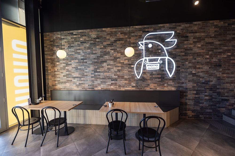 Seating at Momo Chicken Newmarket