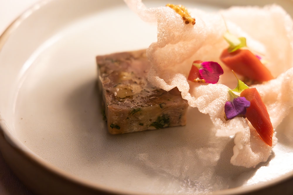 Duck terrine at Montrachet, Bowen Hills