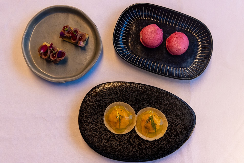 Trio of Amuse Bouches, Montrachet