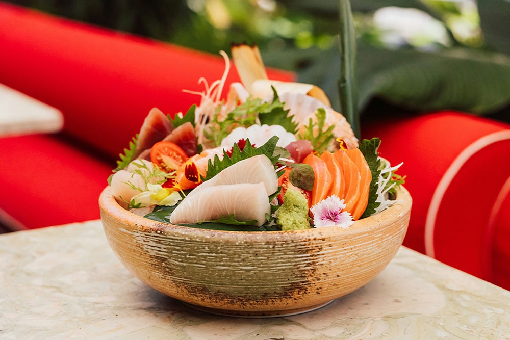 Sushi bowl at NIIWA 