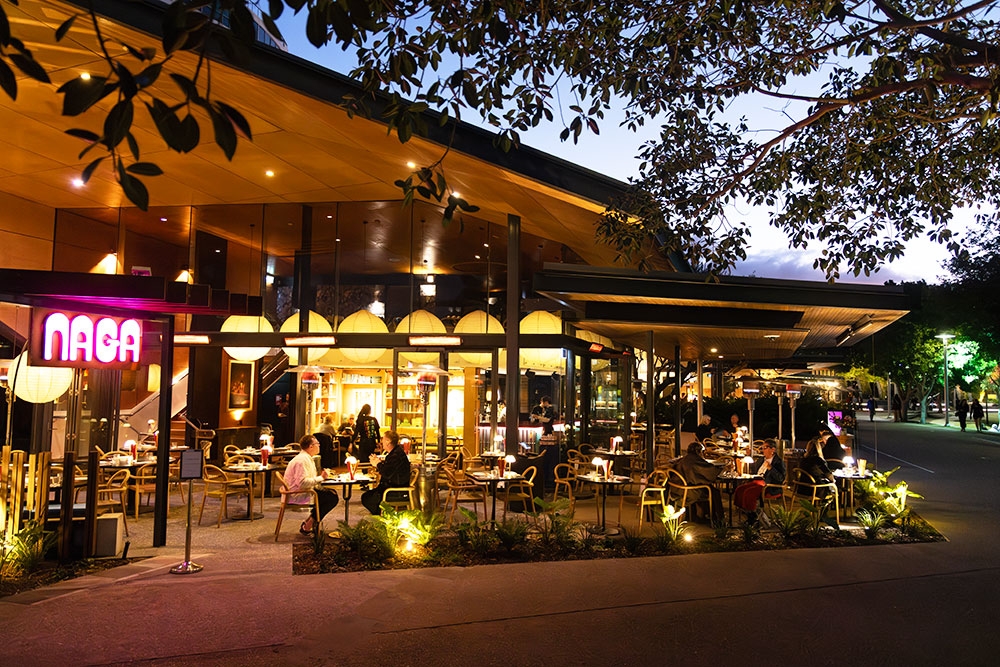 Exterior view of Naga Thai South Bank