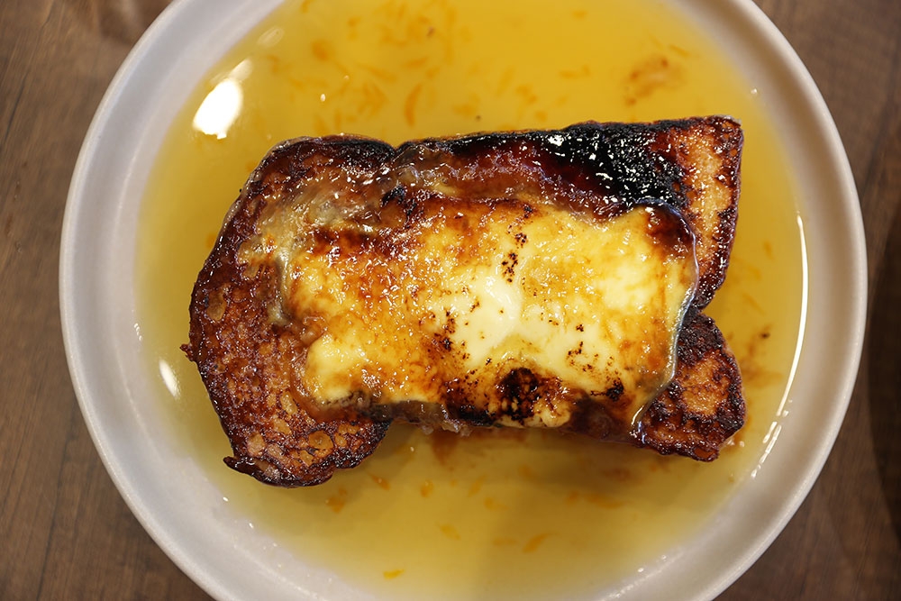 Creme Brulee Brioche at Navy and Oak 