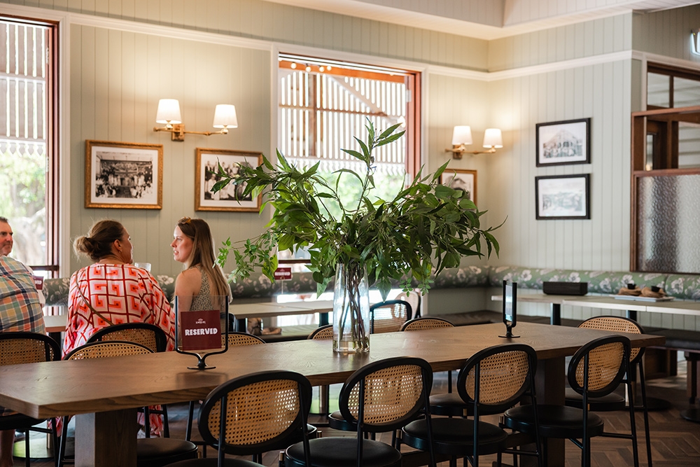 Dining area near front bar The Imperial Hotel Eumundi