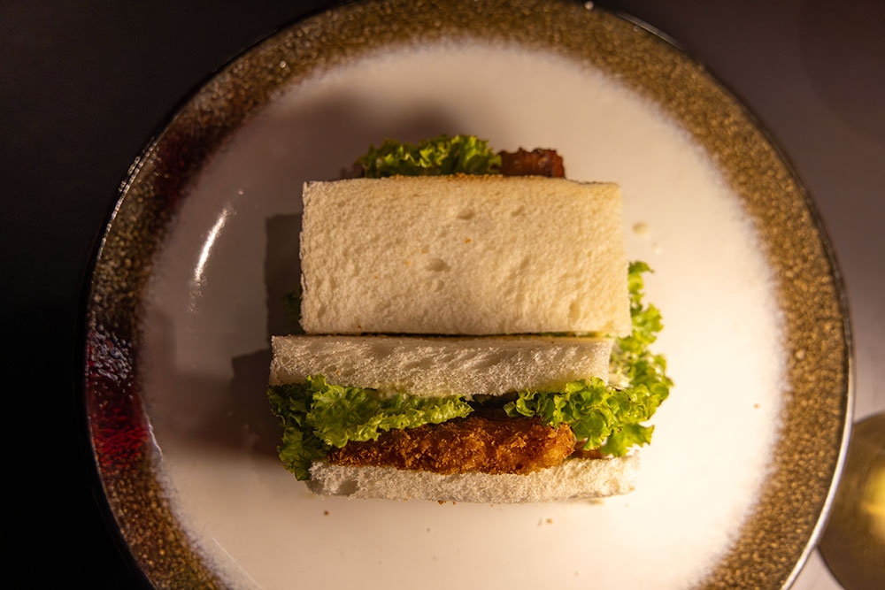 fish sando at Night Market