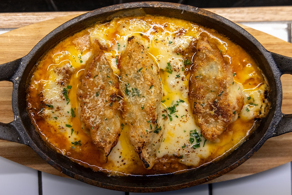 Gyozagna dish at Nonna San