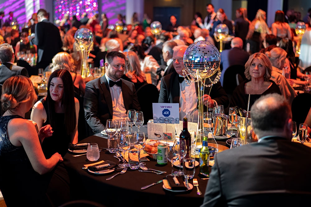guests dining at Annual Bravehearts Ball BCEC