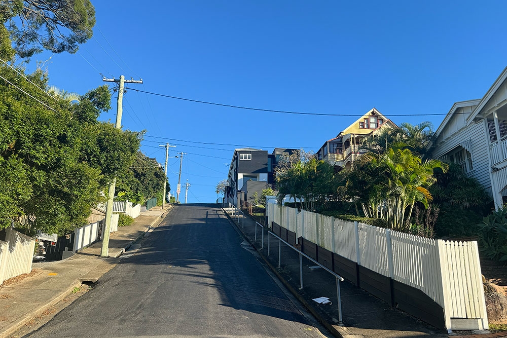 Paddington steep street