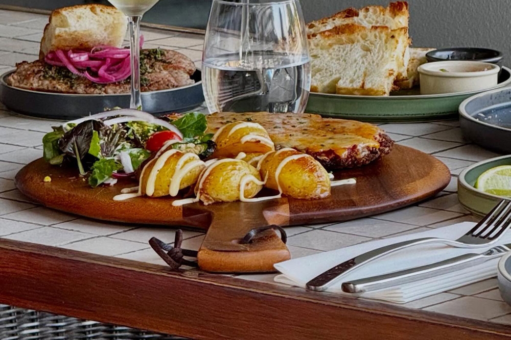 Food dishes at Pampero