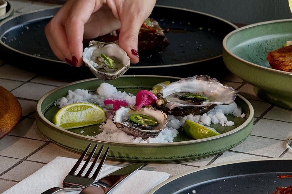 Oysters in Pampero