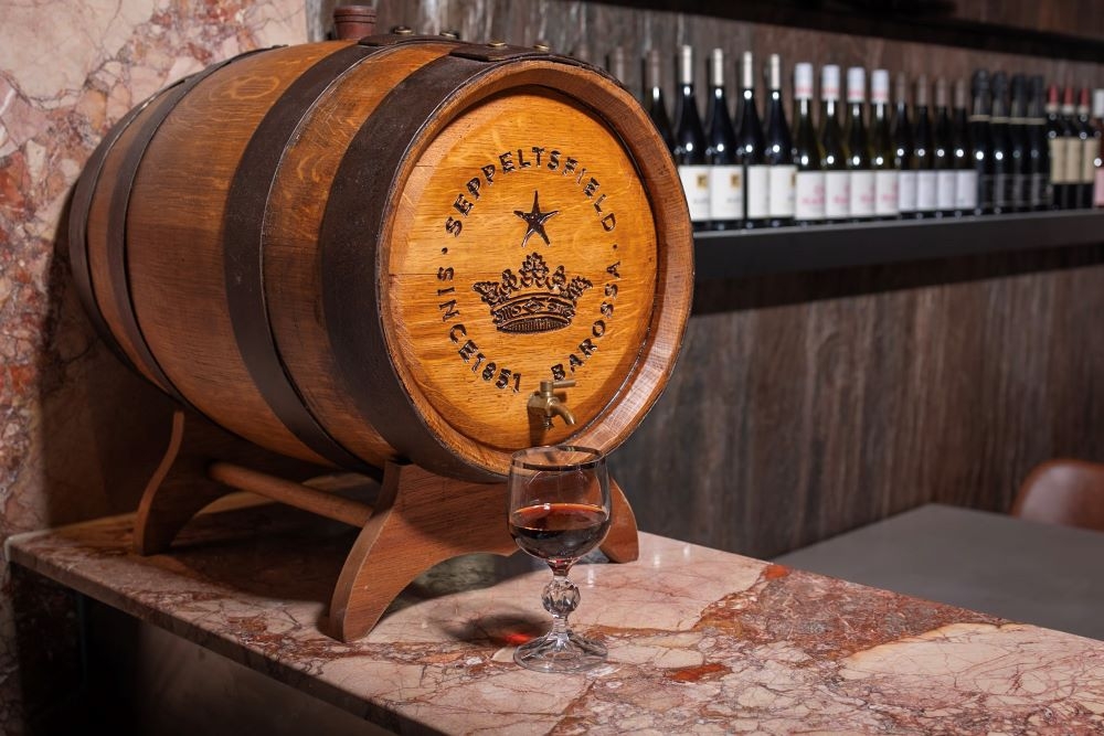 Wine barrel Paninni's Italian Restaurant 