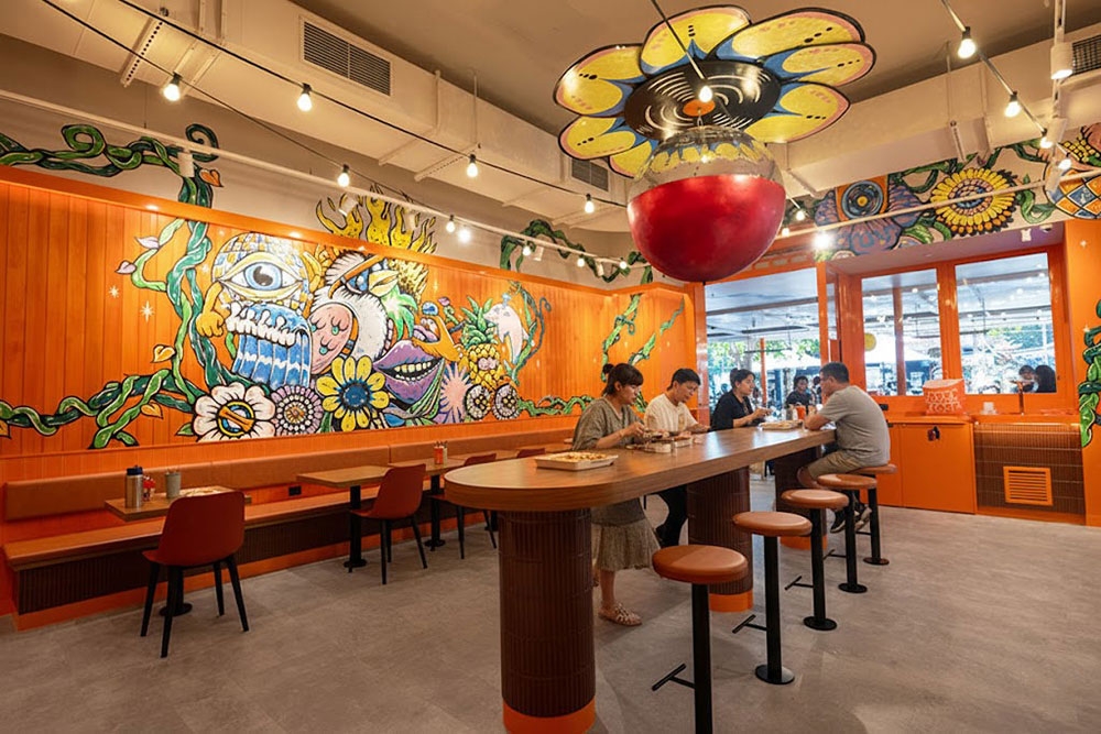 Interior of Pappa Flock Westfield Mt Gravatt