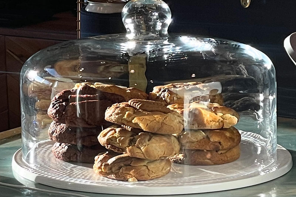 PassPort Coffee - Biscuits on Display